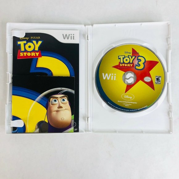 Disney Toy Story Video Game Nintendo WII Disc Manual Case Pixar Complete Works - Picture 2 of 7